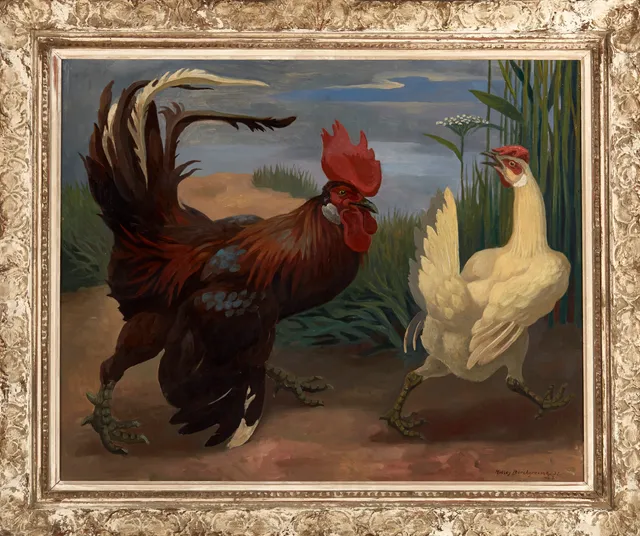 Borchgrevink, Ridley — Høne og hane, 1938