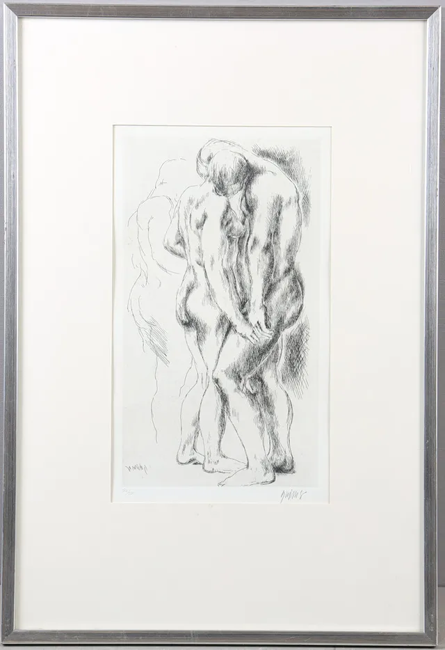 GUDMAR OLOVSON. Figurscen, etsning.