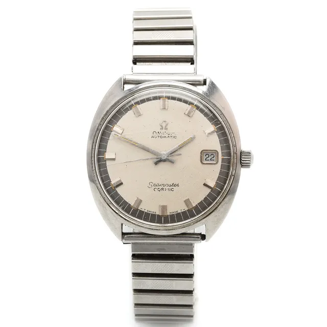 OMEGA SEAMASTER COSMIC, armbandsur, manuell, stål, 35 x 38 mm 1960/70-tal.