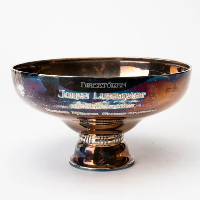 SKÅL på FOT, silver, GAB, Stockholm, 1930.