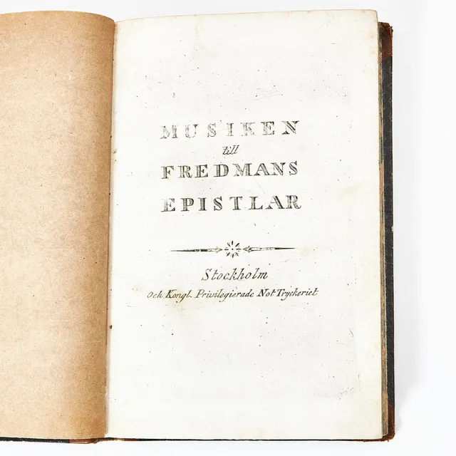 BELLMAN, 3 vol. Fredmans epistlar, Musiken, Fredmans handskrifter, senare upplagor.