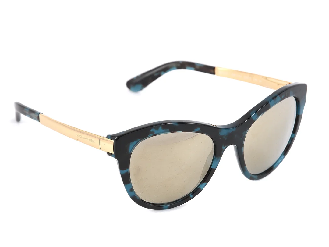 SOLGLASÖGON, DOLCE & GABBANA, DG 4243, 2887/6Gm, bågar i petril, spegelglas, etui, ytterkartong, — Accessoarer/Solglasögon — Kaplans