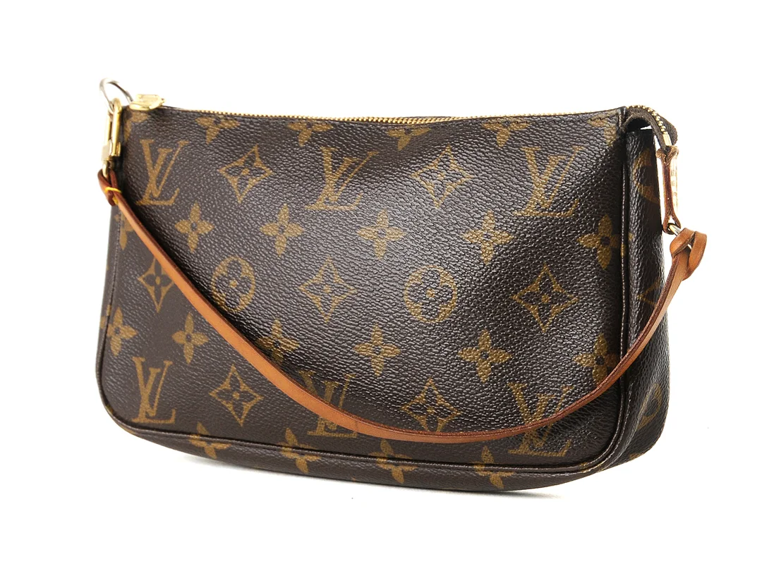 VÄSKA, LOUIS VUITTON, pochette accessories, monogram canvas, 21x12x4 cm, dustbag, maj 2009. — Accessoarer/Väskor — Kaplans