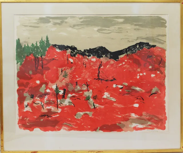 Parti konst (6). Div. tekniker. Bl.a. Leif Mattsson och Nils Söderberg.