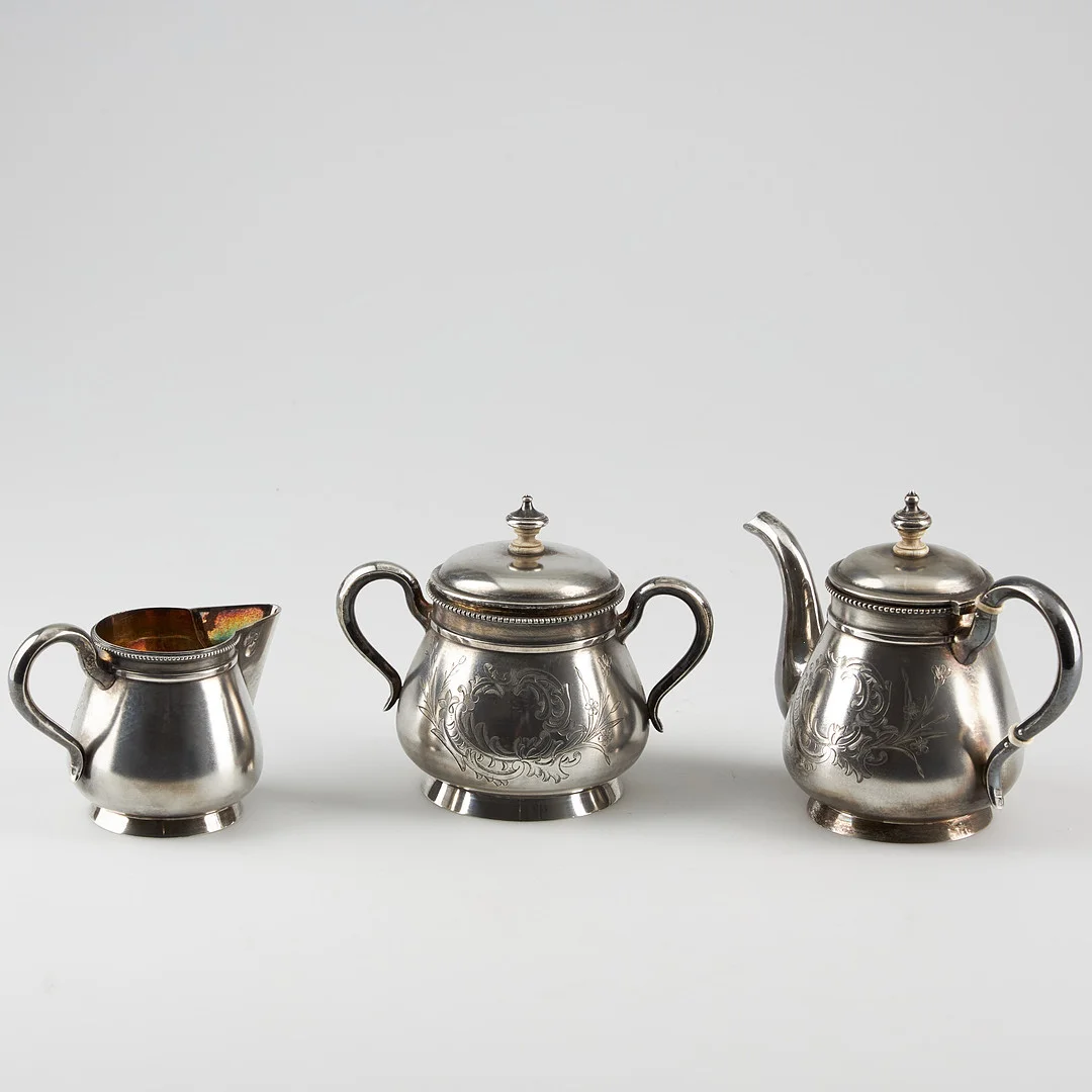 TESERVIS, silver, Moskva. — Silver — Stockholms Auktionsverk Helsinki