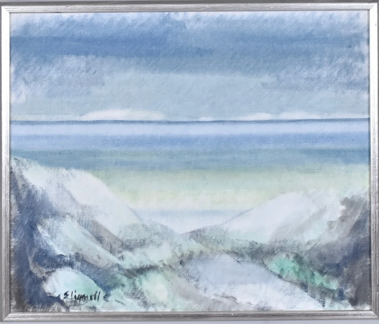 SVEN LIGNELL. Olja på duk. — Paintings — Halmstads Auktionskammare