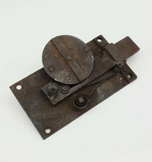 LÅS, handsmitt järn, 1700-tal.