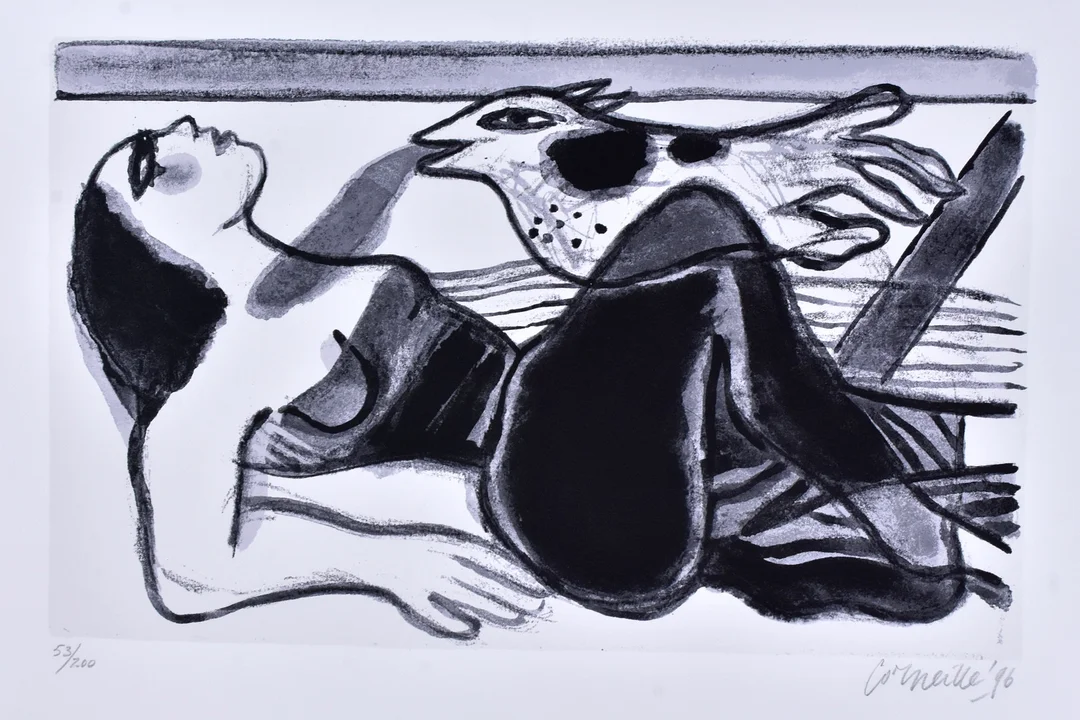 BEVERLOO CORNEILLE. Litografi. — Engravings & Prints — Halmstads Auktionskammare