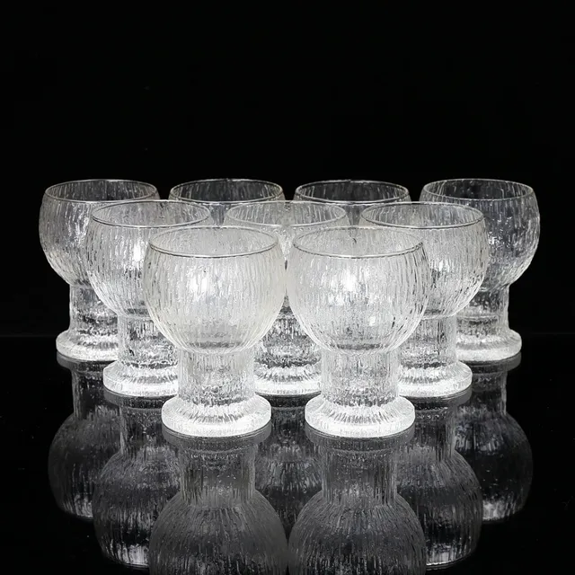 TIMO SARPANEVA. Glas, 9 st, "Kekkerit", Iittala.
