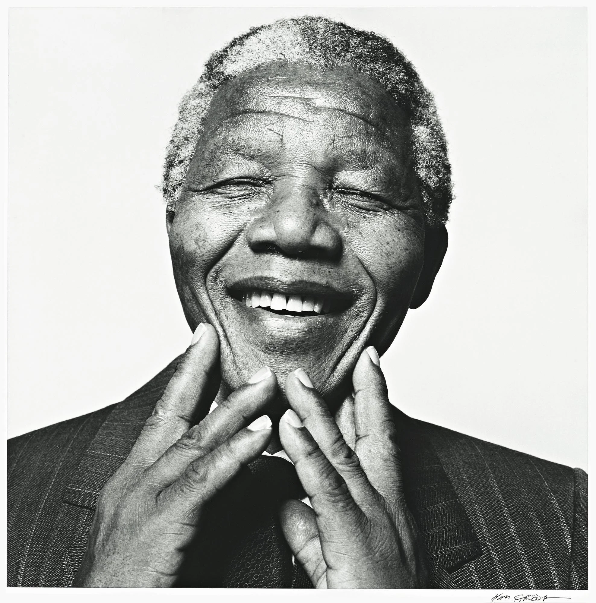 Hans Gedda, "Nelson Mandela", 1990. — Bukowskis
