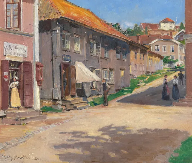 Munthe, Gerhard — "Storgata, Kongsvinger" 1894
