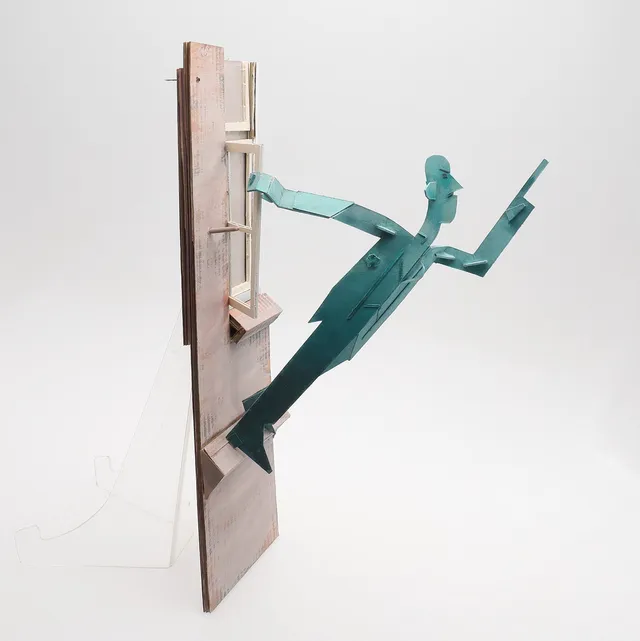LARS OLSON. VÄGGSKULPTUR.