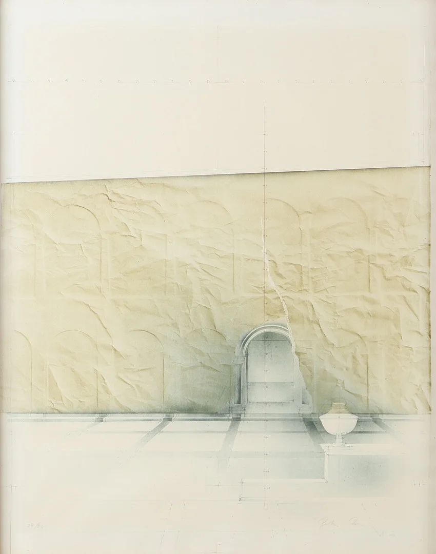 PETER PAUL. "Raffaelo Imballato", färglitografi, signerad. — Engravings & Prints — Helsingborgs Auktionskammare