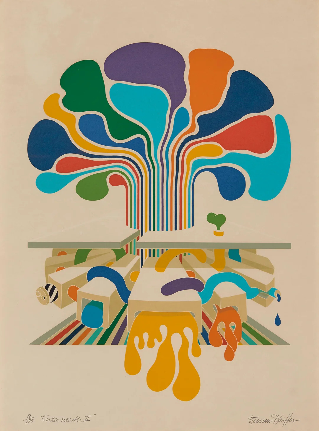 Pfeiffer, Werner — "Underneath II" — Kunst/Grafikk — Blomqvist