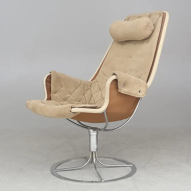 BRUNO MATHSSON. Fåtölj, "Jetson", Dux.