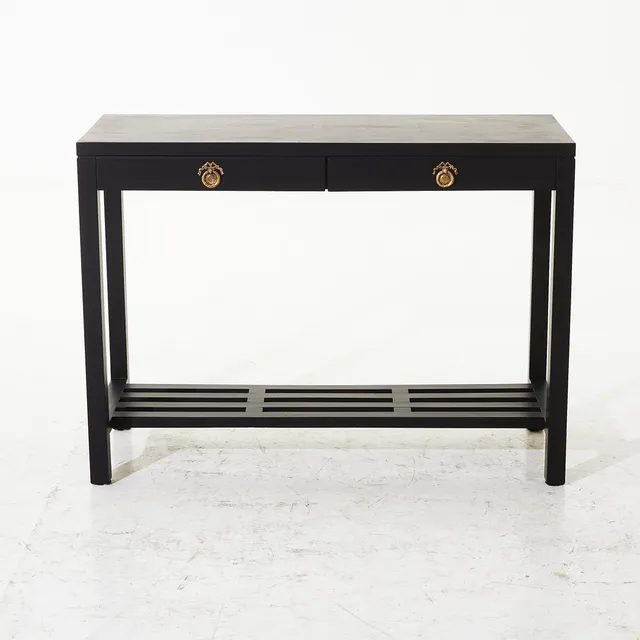 SIDEBOARD, 1900-talets slut, bemålat, lådor i sargen, beslag i mässing.