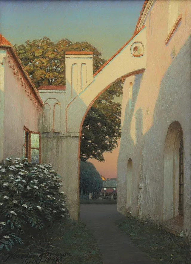 THEODOR JÖNSSON. "STRÄVPELAREN, DALBY KYRKA".