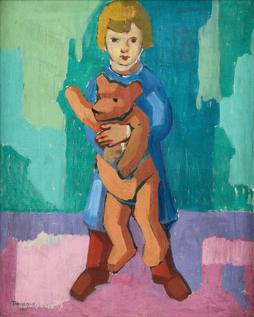 AXEL TÖRNEMAN. "Teddybjörnen" (Algot Törneman). — Paintings — Stockholms Auktionsverk Fine Art