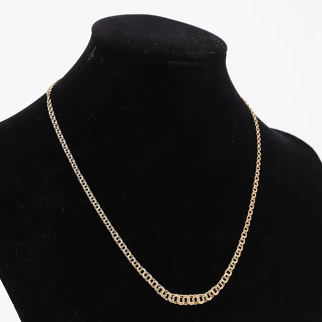 HALSBAND, guld 18K, doserad bismarcklänk, vikt 5,67 gram.