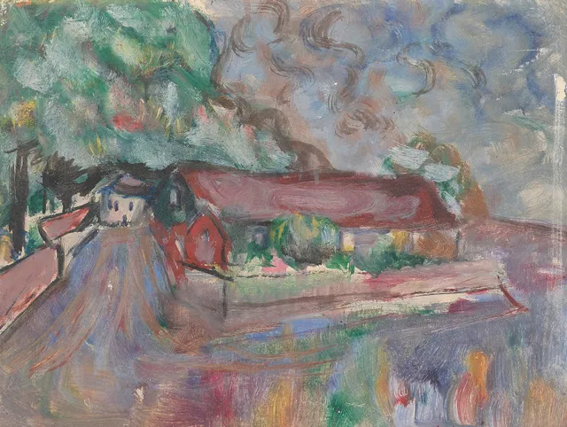 Strømme, Olav — Gatescene, 1953