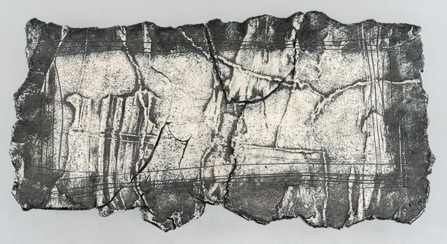 ULLA VIOTTI. Väggrelief, Stengods, Signerad, 1900-tal.