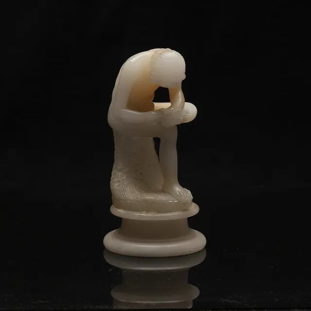 OIDENTIFIERAD KONSTNÄR. alabaster, 1900-tal.