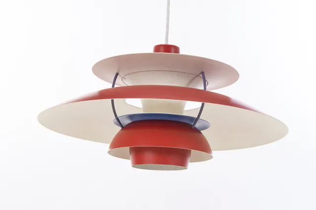 Poul Henningsen for Louis Poulsen. PH5 pendant lamp, red