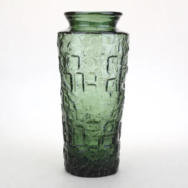 GÖTE AUGUSTSSON. Golvvas, glas "Rustik" Ruda.