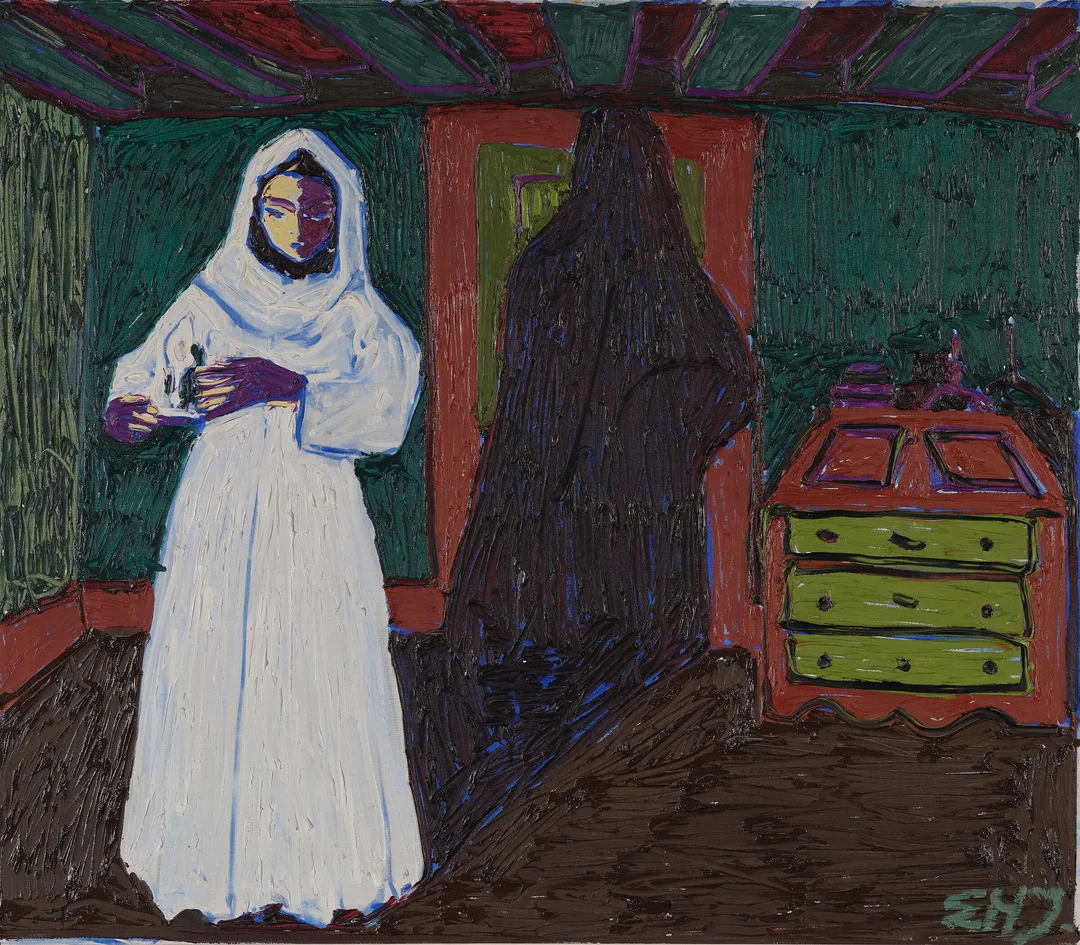 Johannessen, Erik Harry — "Lys i mørke" 1952 — Kunst/Maleri — Blomqvist