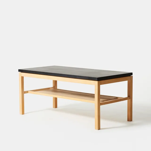 KRISTIAN ERIKSSON. SOFFBORD, "Hejnum", skiva i svensk diabas, G.A.D (GUTE ART DESIGN).