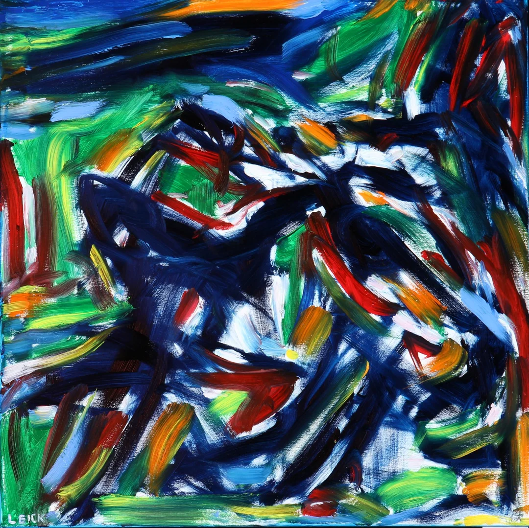 Erling Leick. 'Passing Through', oil on canvas — Paintings and sculptures/Modern pictorial arts — Lauritz