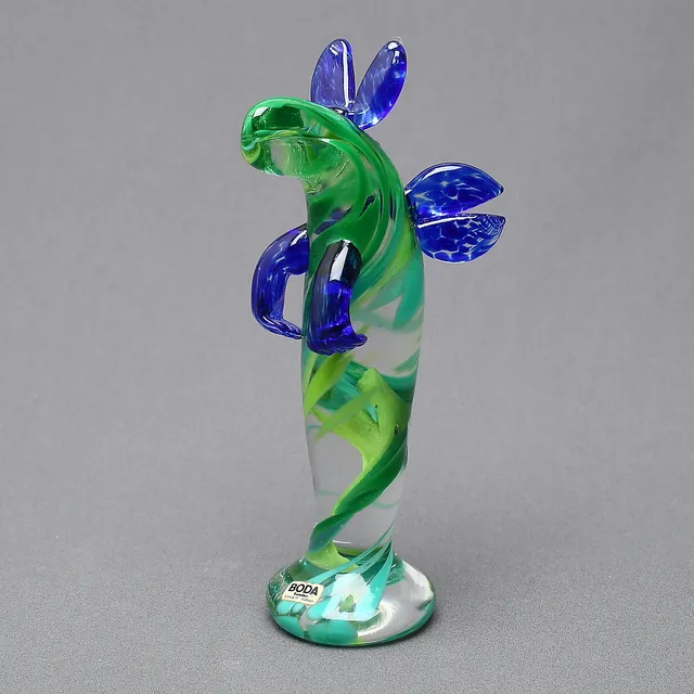 ULRICA HYDMAN-VALLIEN. Skulptur, glas, märkt Boda Åfors unik Ulrika 1/5.