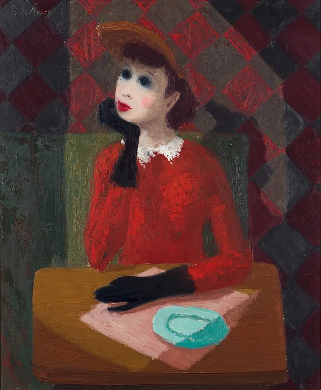 PELLE ÅBERG. "Caféflicka".