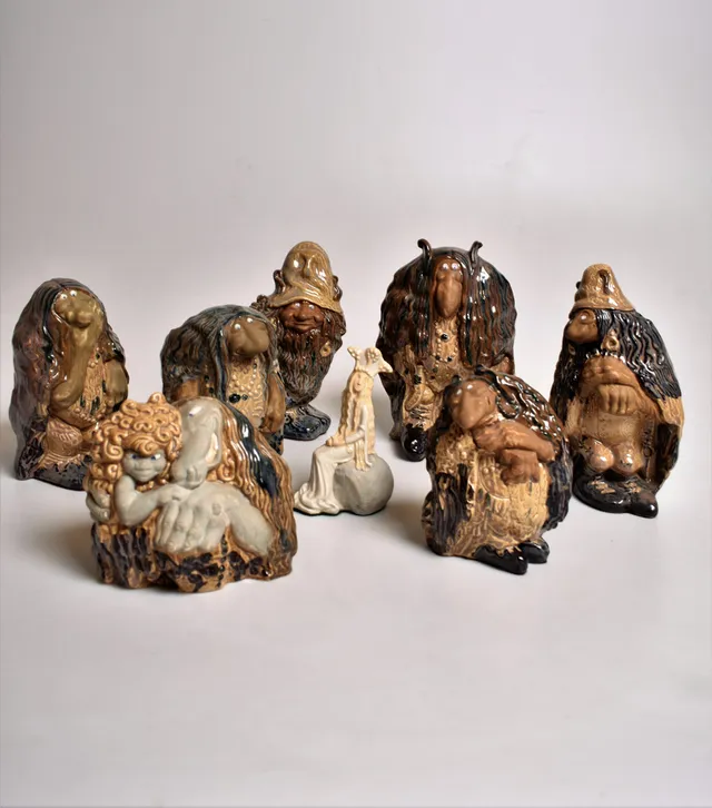 FIGURINER 8 st John Bauer troll.