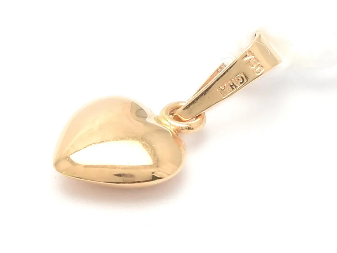 Hänge 18K 0,2g höjd: 13mm bredd: 7mm, hjärta — Smycken/Hänge — Kaplans
