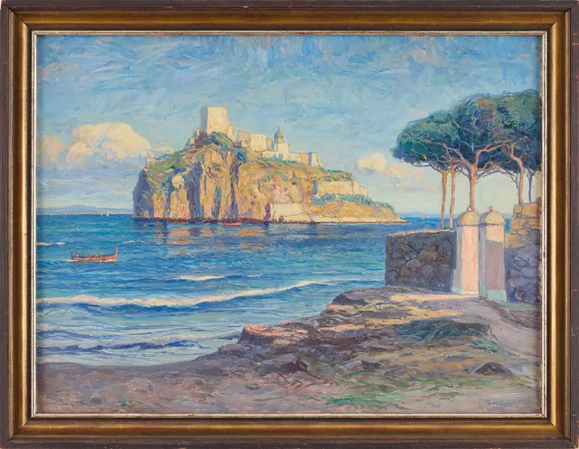 OSCAR HULLGREN. Motiv från Ischia.