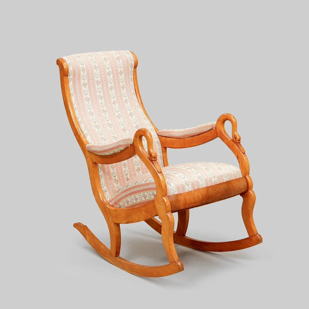 GUNGSTOL, svanhalsmodell, 1800-tal. — Armchairs & Chairs — Göteborgs Auktionsverk