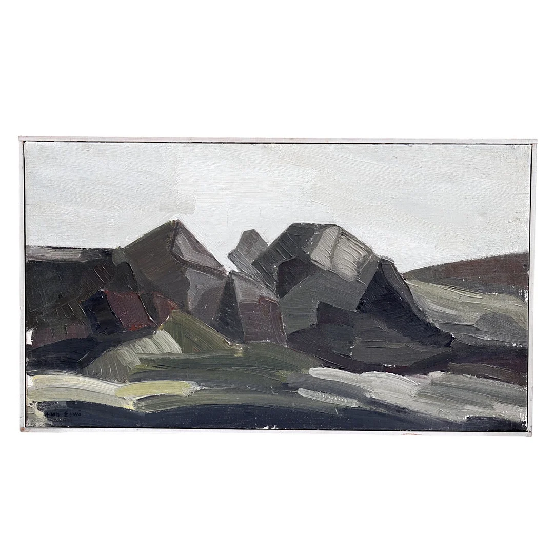 ALLAN ERWÖ. "Vid Hovs Hallar", olja på duk, signerad, 1950-tal. — Paintings — Gomér & Andersson Nyköping
