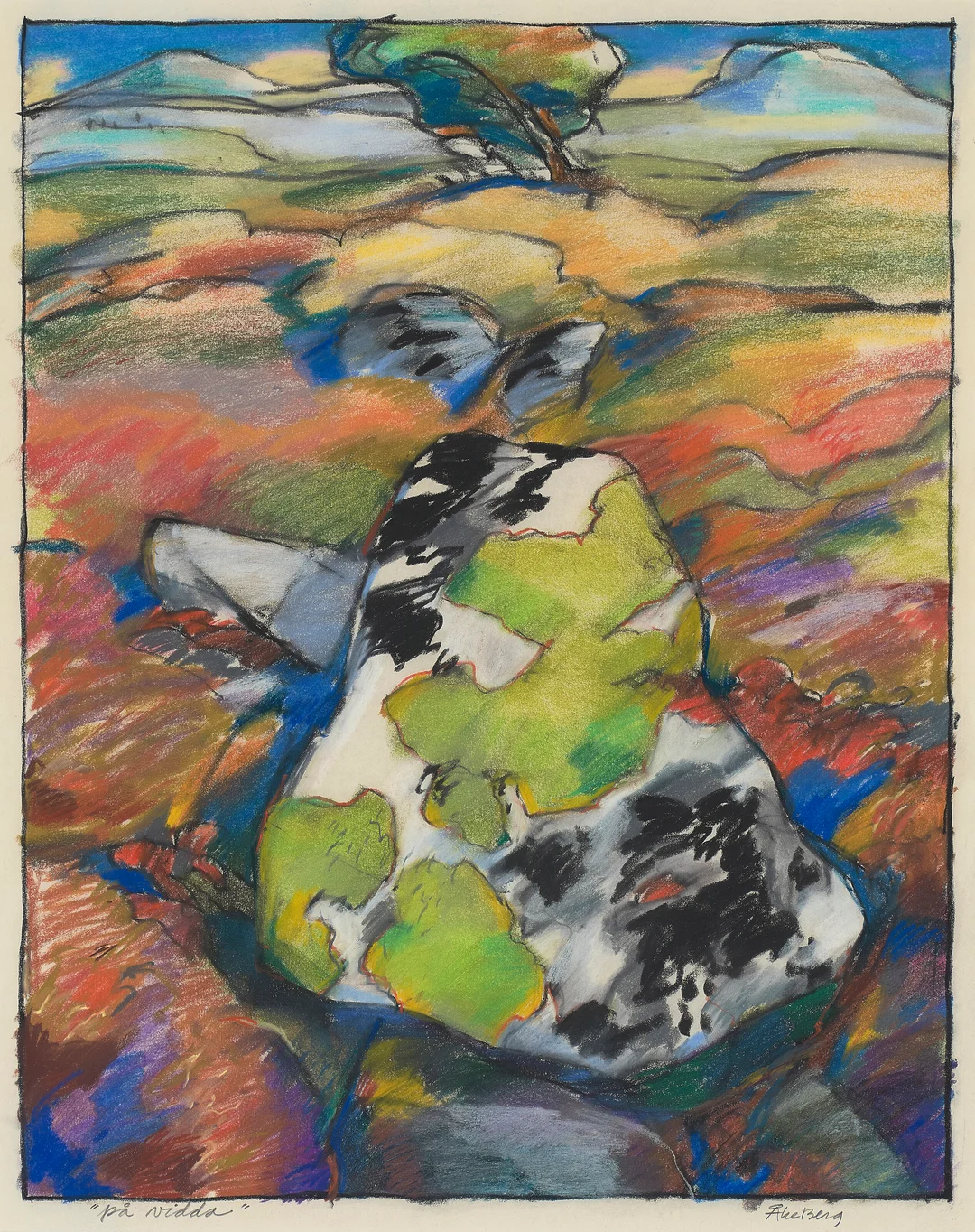 Berg, Åke — "På vidda" — Kunst/Øvrig billedkunst — Blomqvist