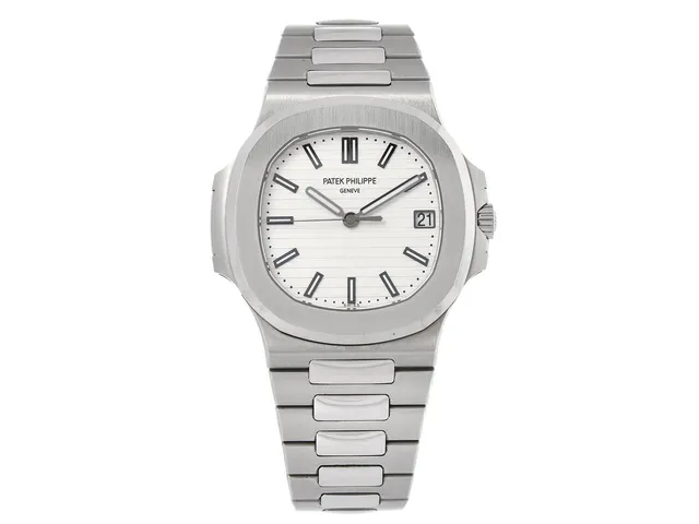 PATEK PHILIPPE, Geneve, Nautilus, Cal 324 S C, Serie nr. 7158163, Ref nr. 5711/1A-011, Boett nr. 6233250, herrur, 40 mm, stål, automatisk, safirglas, datum, glasbaksida, integrerad originallänk, viklås, Ref nr. A384EBP, cert, april 2018, box, ytterkartong.