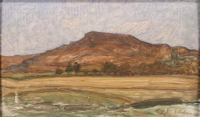 FRITZ LINDSTRÖM. Franskt landskap.