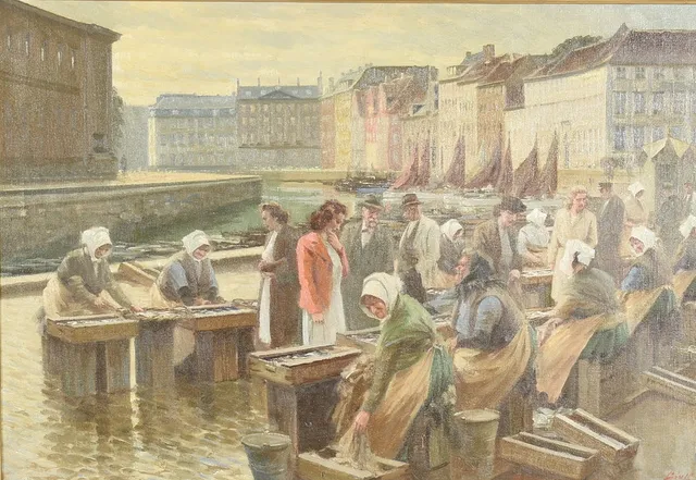 SÖREN CHRISTIAN BJULF. Olja på duk.