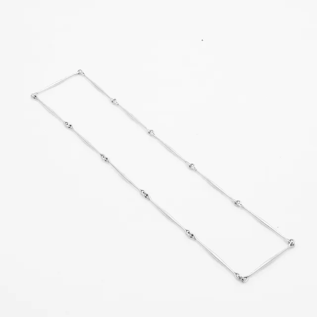 ASTRID FOG ( 1911 - 1993). Halskæde af sterling sølv Dessin 175, GEORG JENSEN, Designet i 1969.