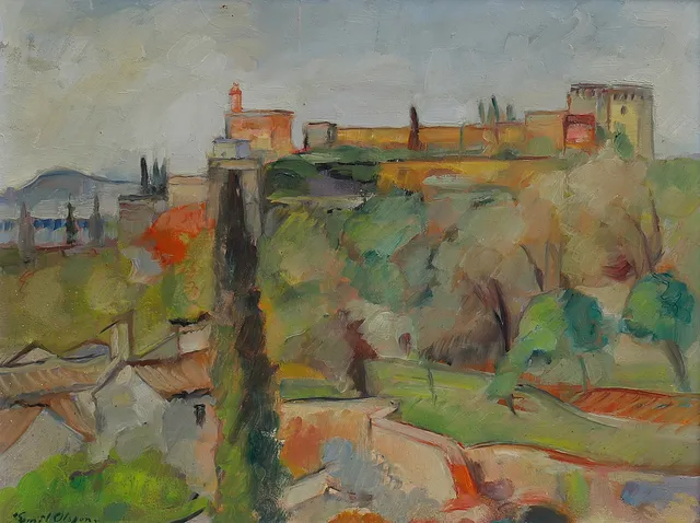 EMIL OLSSON. "ALHAMBRA, GRANADA".