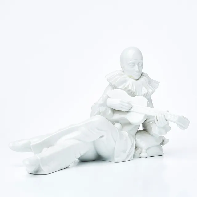 DOROTHEA CHAROL. figurin, porslin, Rosenthal, Harlequin, märkt undertill, 1900-tal.