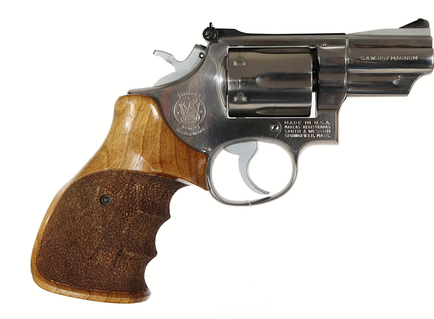 REVOLVER, Double Action, fabrikat Smith & Wesson, modell 66-1, kaliber .357 Magnum, tillv.nr 76K2936, se-nr SE1111318. — Revolvers — Walter Borg