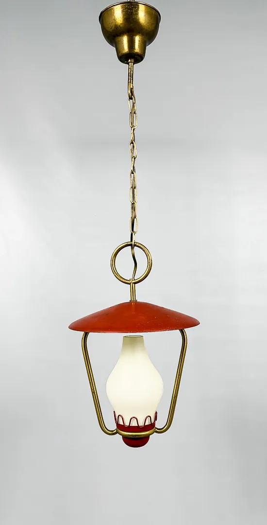HANS BERGSTRÖM. TAKLAMPA, Swedish Modern, Ateljé Lyktan, Åhus, 1940-tal.