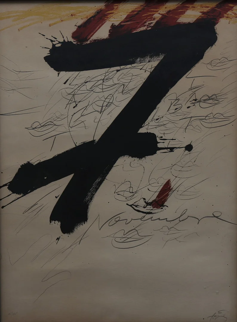 ANTONI TÀPIES. Untitled. — Engravings & Prints — Balclis