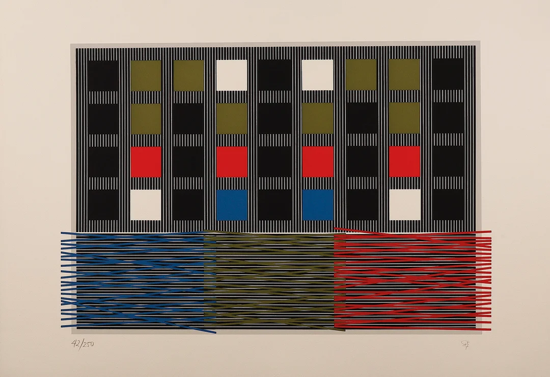 JESÚS RAFAEL SOTO (1923–2005). Sin título. — Engravings & Prints — Barcelona Auctions