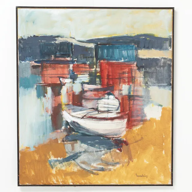 GÖSTA SUNDSTRÖM (1920-2010), olja på duk, signerad.